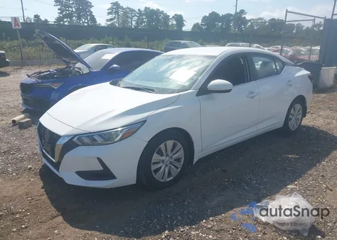 2021 Nissan Sentra S Xtronic Cvt z USA, uszkodzony, nr VIN 3N1AB8BVXMY314923